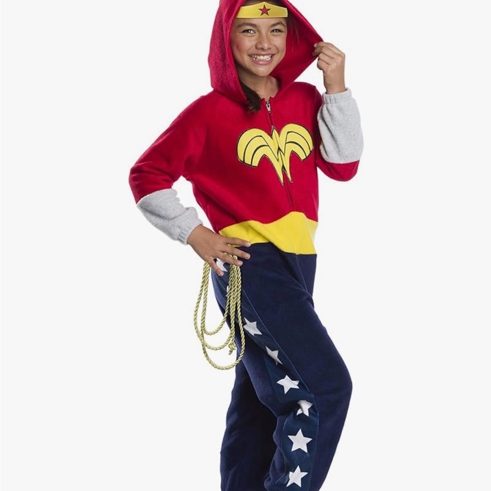 Rubie’s Girls DC Wonder Woman Jumpsuit Costume.